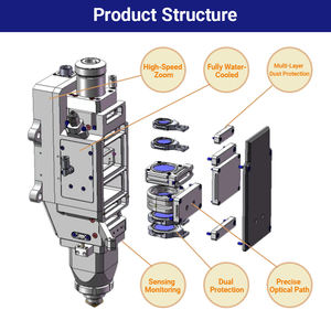Precio de Fábrica <span class=keywords><strong>Au3tech</strong></span> A230e 3kw <span class=keywords><strong>Sc2000</strong></span>+3721h Cabezal de Corte Láser de Fibra con Enfoque Eléctrico 1064nm Máquina de Corte de Metal CNC Automática - Product Image 2