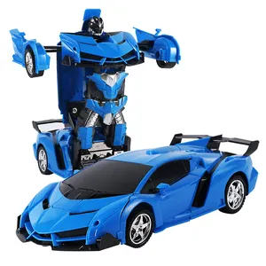 Оптовые продажи трансформатор сплава игрушечных автомобилей-2 в 1 Электрический Радиоуправляемый автомобиль, роботы-трансформеры, игрушечный автомобиль, автомобиль-трансформер, детский игрушечный автомобиль Lambo с дистанционным управлением