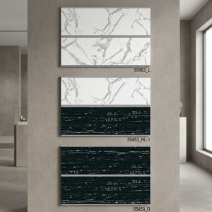 Carreaux muraux en céramique numérique de style japonais, gris clair mat rustique, anti-poussière, 300x450 mm, pour la décoration intérieure des salles de bain et des couloirs - Product Image 4