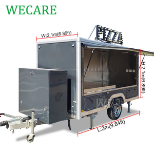 Wecare di động nhà bếp nhanh chóng phục vụ xe tải thực phẩm nhượng Bộ Kem Trailer trang bị đầy đủ - Product Image 2