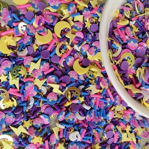 Rodajas de Arcilla Polimérica con Temática de Luna, Estrellas y Cielo para Manualidades, 1 kg de Arcilla Suave para Decoración de Uñas, Manualidades, Fundas de Teléfono, Relleno de Tarjetas - Product Image 3