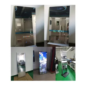 32 43 55 Inch Interactive Digital Signage Touch Screen Digital Sports Mirror Smart Mirror HD Magic Mirror LCD Monitor