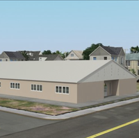 Estructura de Acero Ligero, Casa Prefabricada, Galpón para Fábrica de Alimentos, Construcción de Estructura de Acero, Bodega