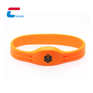 Pulsera de Silicona RFID de Contacto de Emergencia, Brazalete NFC Impermeable para Alerta Médica y Acceso Rápido - Product Image 2