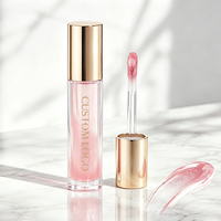 Groothandel Lipverzorging Fruitgeur Make-upproducten Lip Olie Tint Vegan Voedend Hydraterend Schimmer Diamant Plumper Lip Olie Kit