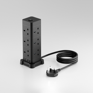 Nouvelle tendance, multiprise, prise britannique, rallonge multiprise à 8 prises avec USB C pour usage résidentiel - Product Image 6