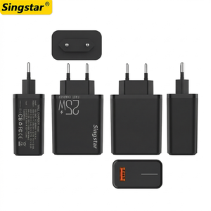 อะแดปเตอร์ชาร์จเร็ว 25W EU usb A สำหรับโทรศัพท์มือถือ รองรับการชาร์จเร็วแบบ Super Fast Charge สำหรับ <span class=keywords><strong>huawei</strong></span> Samsung oppo vivo Xiaomi <span class=keywords><strong>OnePlus</strong></span> - Product Image 1