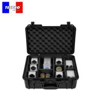 Étui rigide en PP étanche pour outils, boîte de transport pour équipement, boîte à outils pour les pièces de monnaie classées PCGS NGC, objets de collection