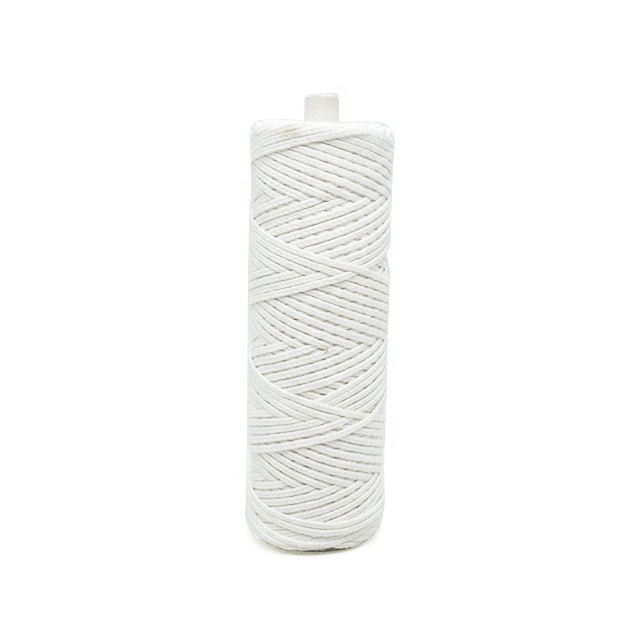 2027 Unprimed Square Braid Cotton Wick for Candle Making Lead-Free and Beeswax/Soy Wax Wedding Occasion Flakes Shape