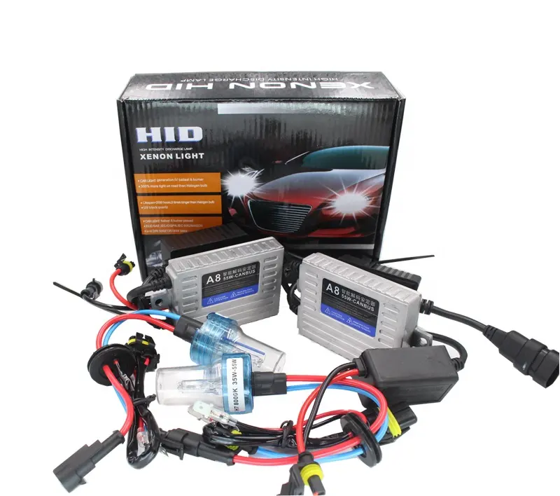 Kit hid canbus 6000k AC 55w di buona qualità kit xenon hid h7 con reattore canbus