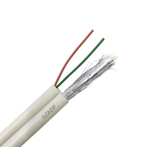 RG59同軸ケーブル、電力305m高速Rg59 + 2C電力同軸Rg59ビデオパワーケーブル、銅CCtvケーブル、RG6 RG11 - Product Image 4