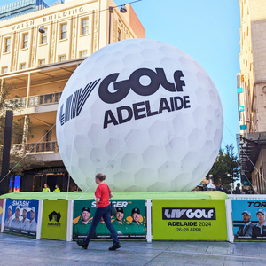屋外イベント展示会のための広告プロモーションカスタムロゴ大きなインフレータブルゴルフボール - Product Image 6