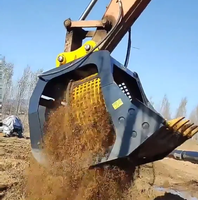 Godet de criblage hydraulique réversible haute efficacité pour la séparation du sable et du gravier dans la production d'agrégats en carrière