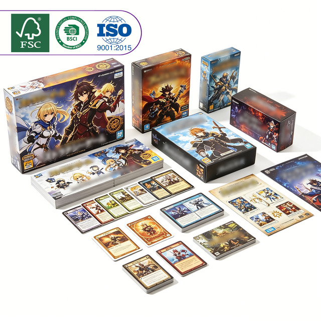 High Quality Multi Themed Card Board Game Set with Accessories and Gift Box for Family & Adult Entertainment