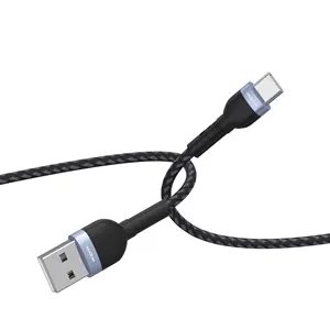 초점 USB 차폐 고속 충전기 안드로이드 용 WOPOW USB Type-C 충전 데이터 케이블 구매