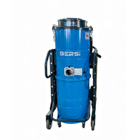 Aspirateur industriel humide et sec 75L avec système de pulvérisation automatique 3.6kW 600m³/h, forte aspiration, filtre HEPA pour usine et atelier