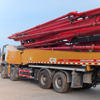 Prix direct usine SANY 56m Automatique Diesel EURO 5 Émissions 428 CV pour Projets de Construction Commerciale Grue à Béton d'Occasion