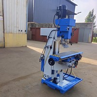 Machine de perçage et de fraisage verticale ZX7550C, diamètre de perçage max. 50 mm, taille de table 800x240 mm, entraînement par engrenage