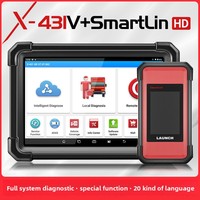 Nuevo Escáner de Diagnóstico para Camiones X431 V+ de 10 Pulgadas y 24V, Probador de Fallas, Mantenimiento y Reinicio, Versión Multilingüe para el Extranjero