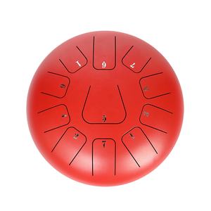 ดรัมทำมือหมุนลิ้นเหล็กหลากสีสวยสำเร็จขนาด13โน้ต12นิ้ว - Product Image 6