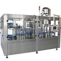 Machine de remplissage d'eau monobloc 3 en 1, machine de remplissage automatique d'eau minérale