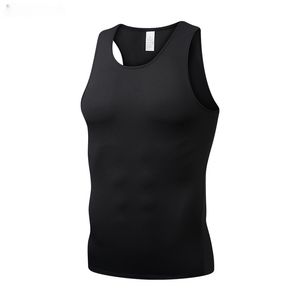 Men's Sleeveless <b>Athletic</b> Compression Tank Top Solid Color Sports Base Layer for Running Basketball Breathable Summer Workout - Product Image 3