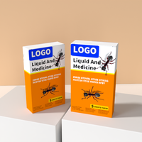 Boîtes d'emballage en papier pour appâts liquides anti-fourmis avec logo personnalisé, boîtes en papier de haute qualité pour petites entreprises