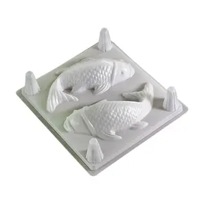 DIY дизайн рыбы ручной работы желе сахар легко чистить кондитерский инструмент рисовый торт выпечка 3D форма