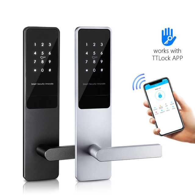 OEM Smart Home APP Lock Hotel Door Lock With Energy Saving Switch App Keypad Digital Door Lock for Apartment