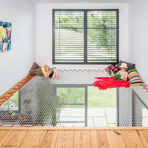 <span class=keywords><strong>Filet</strong></span> de <span class=keywords><strong>mezzanine</strong></span> tressé en polyester blanc / <span class=keywords><strong>Filet</strong></span> de sol pour hamac / <span class=keywords><strong>Filet</strong></span> de <span class=keywords><strong>mezzanine</strong></span> / <span class=keywords><strong>Filet</strong></span> de hamac pour loft - Product Image 6