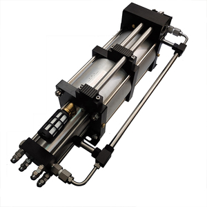 Bomba de Refuerzo de Oxígeno de Doble Etapa Accionada por Aire de Alta Velocidad USUN Modelo:2GBT7/30--<span class=keywords><strong>OL</strong></span> 100-200 Bar para Recargar Tanques - Product Image 3