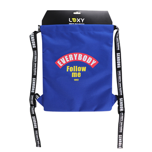 Polyester Drawstring <b>Bags</b> <b>For</b> Sport Storage, Drawstring Backpack <b>Bags</b> with Printing and Webbing <b>Strap</b> - Product Image 5