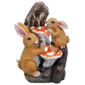 Caractéristique de l'eau tropicale fontaine de paon vert aménagement paysager et terrasse de jardin extérieur - Product Image 2