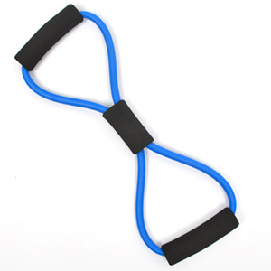 สายยางยืดออกกำลังกาย Xi Ai Figure Eight Resistance Band TPR พร้อมที่จับ สำหรับโยคะและบริหารกล้ามเนื้อหน้าอก มีหลายสี - Product Image 5