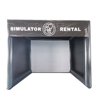 Simulateur de golf gonflable personnalisé pour domicile commercial Tente de practice pour terrain d'entraînement