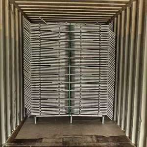 Barrières de sécurité routière pour piétons personnalisées de 4 pieds * 7 pieds, barrières de contrôle des foules en métal pour les concerts, clôtures temporaires, portails en treillis - Product Image 6