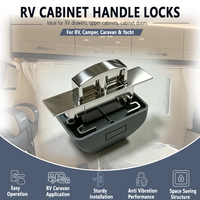 Verrou à bouton-poussoir carré pour camping-car, en ABS, fabriqué par le fabricant d'origine, pour camping-car, caravane, motorhome