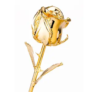 AYOYO OEM rose 24K Gold Rose regalo per la festa della mamma Bract confezione regalo Premium blu scuro