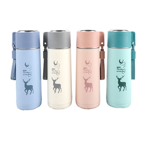 Vaso de Agua de Vidrio de 450 ml con Logotipo Personalizado DZ, Diseño Creativo de Cielo Estrellado con Cuerda, Ecológico, para Beber Directo, Regalo para Viajes y Senderismo, Publicitario - Product Image 3