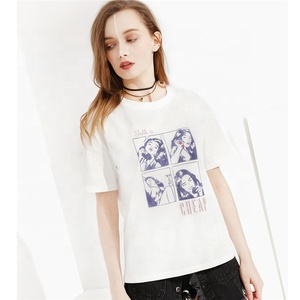 Print Ontwerp T-<span class=keywords><strong>Shirts</strong></span> Vrouwelijke Stijlvolle Effen Vrouwelijke T-<span class=keywords><strong>Shirts</strong></span> Voor Vrouw T-Shirt Vrouwen Dames - Product Image 6