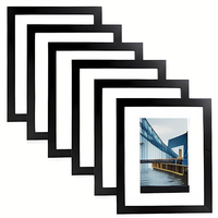 Cadre photo en bois de taille personnalisée 4x6 5x7 6x8 A4, à poser sur table et à accrocher au mur, cadre photo en MDF