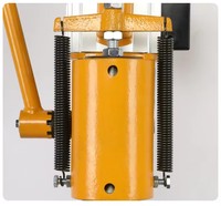 Machine à mortaiser verticale à un seul broche, perceuse manuelle pour trous carrés, équipement de menuiserie, composant moteur principal 750W 220V