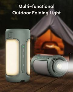 Powerbanks ชาร์จโทรศัพท์ได้อเนกประสงค์กลางแจ้ง SOS ไฟ LED เต็นท์เดินทางพับได้ตั้งแคมป์ - Product Image 2