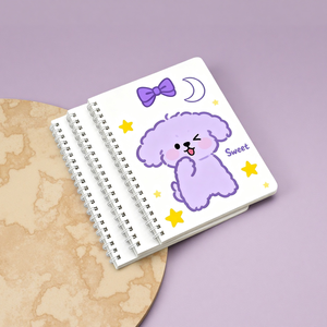 A5 Dễ Thương Con Chó Con Thiết Kế Xoắn Ốc Máy Tính Xách Tay Dày Giấy Bền Tạp Chí Cho Các Trường Học Cao Đẳng Cung Cấp Số Lượng Lớn Trường Nguồn Cung Cấp Nhật Ký - Product Image 6