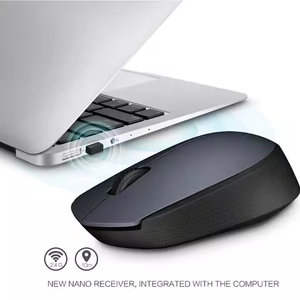 Ratón inalámbrico original <span class=keywords><strong>Logitech</strong></span> M170, 2,4 Ghz, 1000 Dpi, 3 botones, rueda bidireccional, ratón para juegos con Nano receptor para ordenador <span class=keywords><strong>Pc</strong></span> - Product Image 6