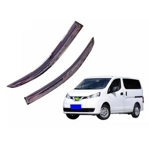 Pare-soleil extérieur adhésif pour vitres compatibles avec Nissan NV200, 2 pièces, protection contre le soleil et la pluie, déflecteur de vent - Product Image 1