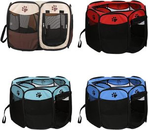 Corral Plegable Portátil para Mascotas, Resistente a Arañazos, de Fibra Sólida y Transpirable, para Perros y Gatos, Uso en Interiores y Exteriores, Viajes y Campamentos - Product Image 2