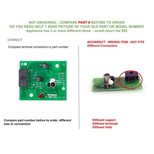 Panneau lumineux LED Wansheng Ice Maker W10898445 pour réfrigérateur, pièce de rechange - Product Image 4