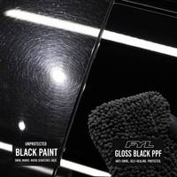 Film PPF Noir Brillant Covestro TPU 7,5 mil Hydrophobe Auto-Réparateur Couleur PPF Film de Protection de Peinture pour Carrosserie Anti-Rayures Garantie 8 Ans