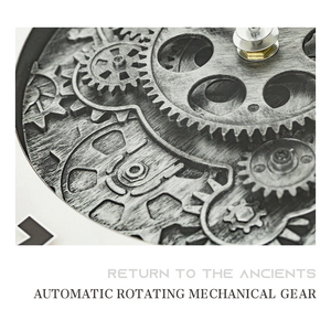 Originale ingranaggio mobile grande <span class=keywords><strong>orologio</strong></span> da <span class=keywords><strong>parete</strong></span> retrò industriale <span class=keywords><strong>orologio</strong></span> da taschino Steampunk rustico colonico arredamento per soggiorno, ufficio - Product Image 3